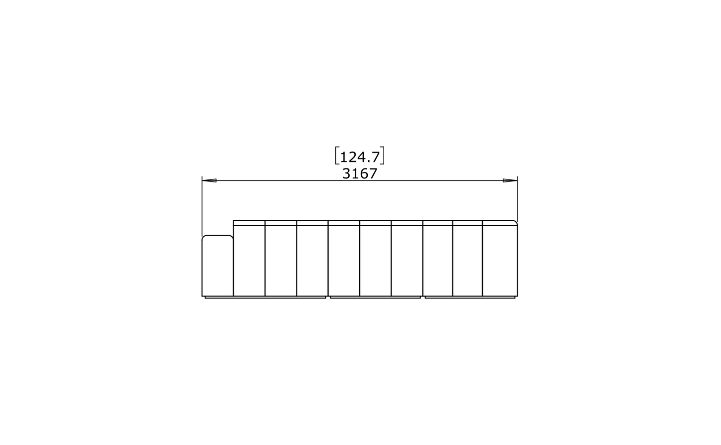 Connect Modular 8 U-Sofa Sectional
