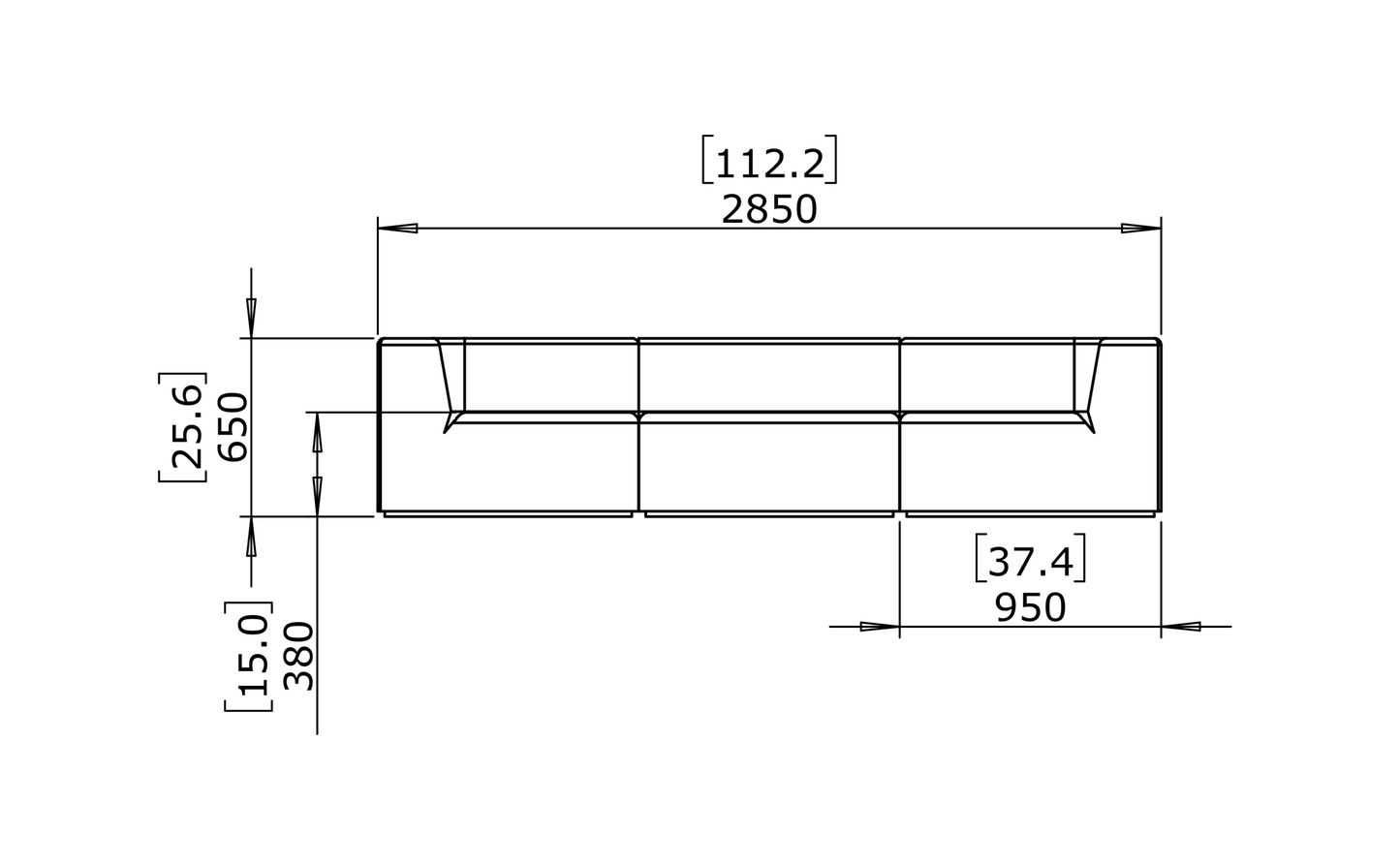Relax Modular 3 Sofa