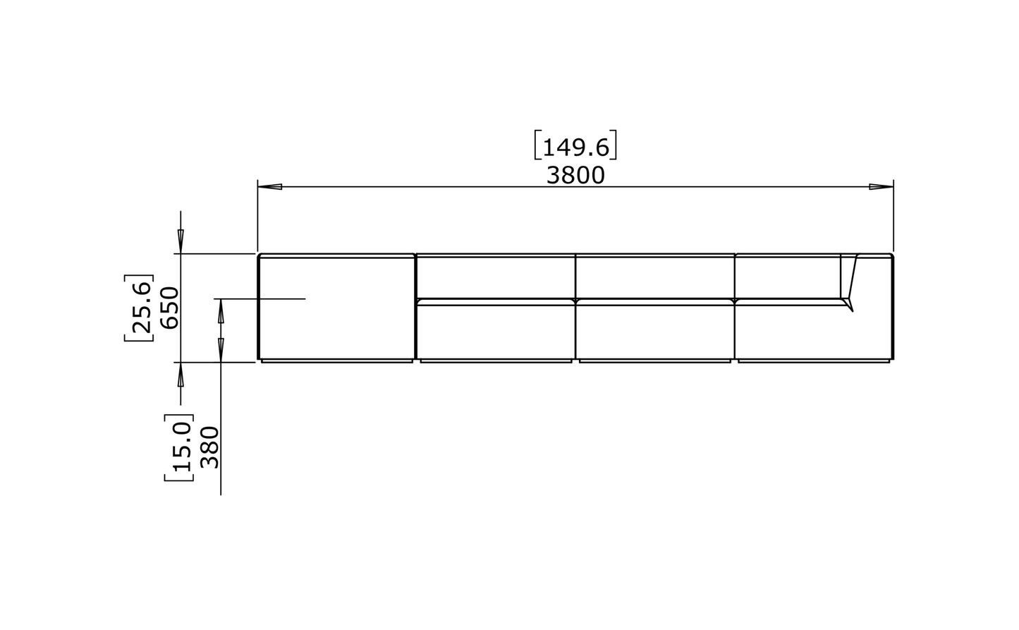 Relax Modular 6 L-Sectional