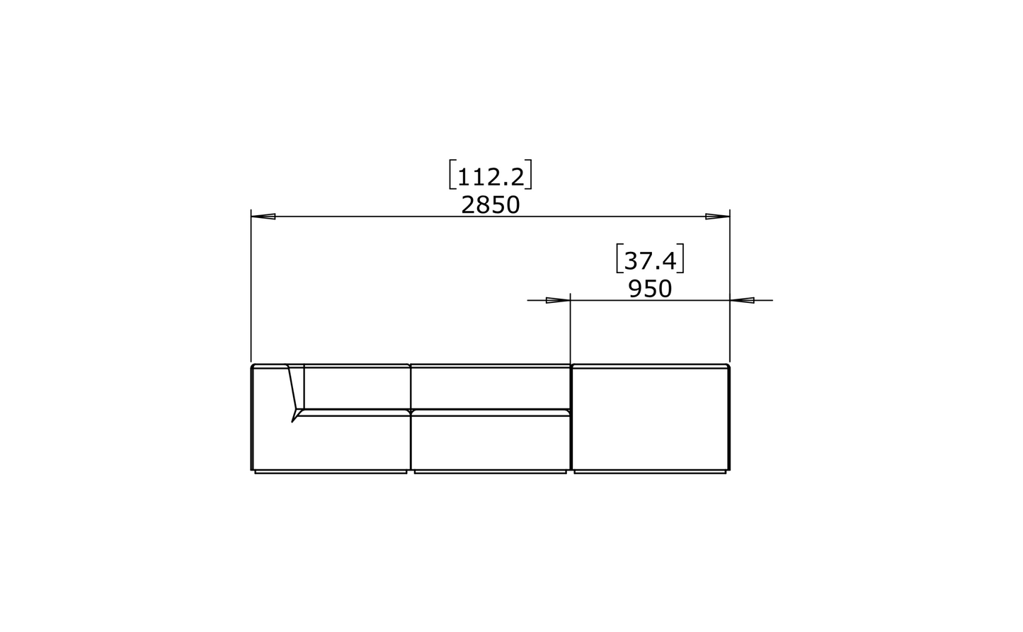 Relax Modular 6 L-Sectional