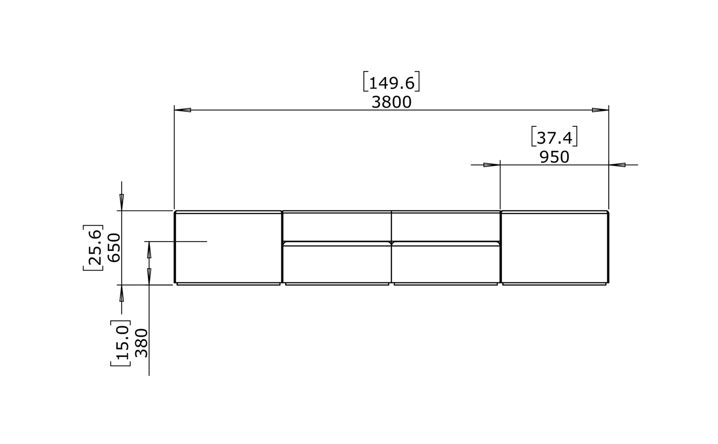 Relax Modular 8 U-Sofa Sectional