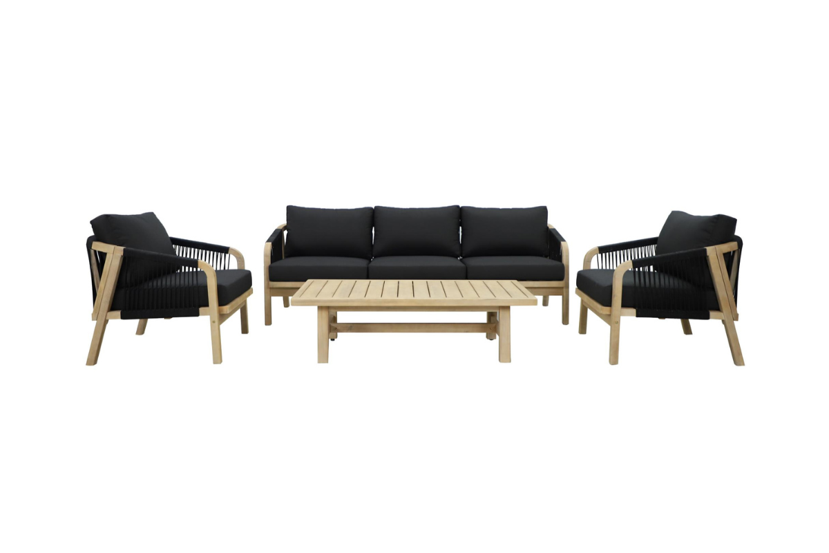 Miguel 4 Piece Triple Lounge Set