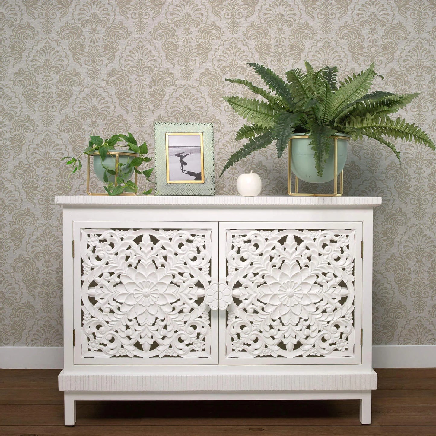 Carved Wood Cupboard