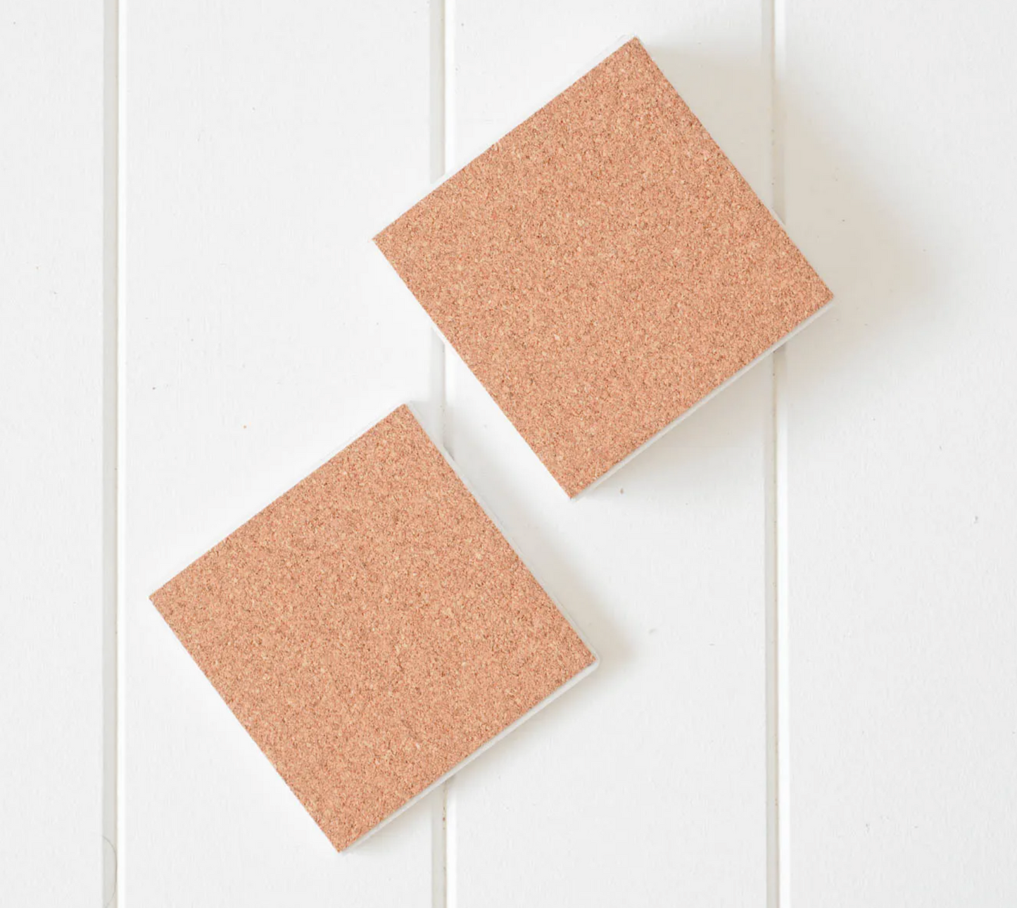 Ceramic Coaster - Leaf Love - Grey - Set 4