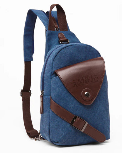 MR Canvas Single String Sling Bag