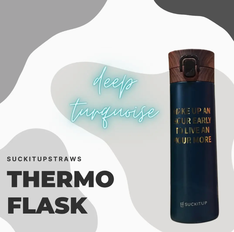 Thermo Flask - Wake up and hour early to live an hour more