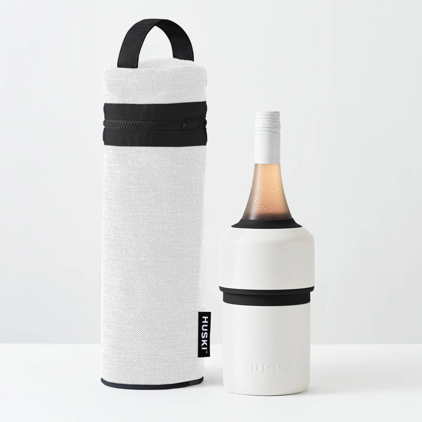 Huski Wine Cooler Tote - White